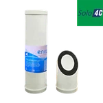 4C Catalytic Carbon + KDF55 Pp Sediment Composite Filter Cartridge 10X2.5. Fixed Price $29.99.