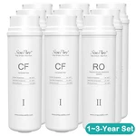 Simpure Q3-600GPD Reverse Osmosis Cf+ro Membrane Water Filter 1/2/3-YEAR Set. Fixed Price $259.99.