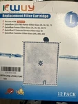 Aqueon Kwuy Large Replacement Filter Cartridges For Aquarium 12-PACK. Fixed Price $30.00.