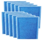Jeekocaso Replacement Filter Cartridges Size (10PACK), Blue. Fixed Price $24.64.