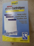 Tetra Whisper Filter Cartridges Large 3 Pack. Fixed Price $11.50.