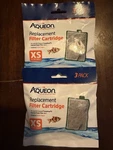 Lot Aqueon Aquarium Fish Tank Replacement Filter Cartridges Xsmall -3 Pack. Fixed Price $12.99.