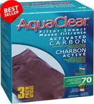 Aquaclear 70 Activated Carbon Inserts Aquarium Filter Media 3-PACK A1386 White. Fixed Price $31.99.