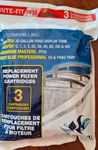 Seapora Rite-fit PF55 3 Power Filter Cartridges. Fixed Price $5.00.