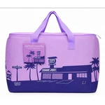 Trader Joe's New 8 Gallon Insulated Reusable Bag Purple Retro California. Fixed Price $34.89.