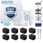 Veken Cat Water Fountain Filters, 8 Replacement & Pack.... Fixed Price $14.89.