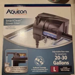 Aqueon Smartclean Power Filter With Ecorenew Cartridge 20-30 Gallons. Fixed Price $29.00.