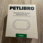 Petlibro Stainless Steel Fountain Replacement Filter 4 Pack Model PLFF003. Fixed Price $5.00.