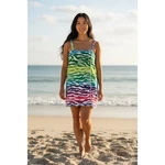 Carol Bed & Bath Collection Shower Wrap Towel Rainbow Zebra Beach Cover Up. Fixed Price $15.36.