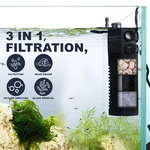 Hygger 4 In Fish Tank Aquarium Submersible Water Power Filter Pump 3-10-20 Gal. Fixed Price $29.99.