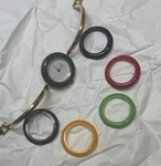 Authentic Vintage Gucci Change Watch 1100/1200L Bezels Only. Fixed Price $45.00.