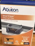 Aqueon Smartclean Internal Filter With Ecorenew Cartridge For 5-15 Gallon Tanks. Fixed Price $29.99.