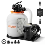Vevor Flashpure Sand Filter Pump For Above Ground Pools 16 In 4400 Gph 1HP Timer. Fixed Price $249.90.