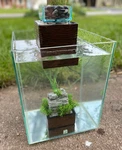 Fluval Chi 25 Litre Aquarium Modern Waterfall Feature W/ Lights & Accessories. Fixed Price $96.00.
