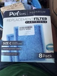 Pet Faves Aquarium Replacement Filter Cartridges 8 Pack. Fixed Price $21.10.