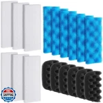 Threlaco 18 Pcs Bio Foam Set Compatible With Aquarium Filters Including Blue. Fixed Price $40.99.