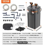 Vevor 75 Gallon Aquarium Canister Filter 11W Uv Lamp Fish Tank Quiet Free Shippi. Fixed Price $84.99.