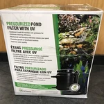 Pond Boss FP1250UV Pressurized Filter W/ Up To 1200 Gallons. Fixed Price $134.86.