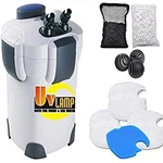 HW303B 370GPH Pro Canister Filter Kit With 9-WATT Uv Sterilizer. Fixed Price $315.89.
