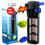 Silent Submersible 55-100 Gallon Aquarium Fish Tank Filter High Capacity. Fixed Price $60.78.