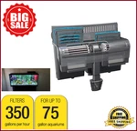 Fish Tank Water Filter Pump Aquarium Sterilizer Filtration 350GPH 10 - 75 Gallon. Fixed Price $29.23.