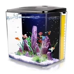 Freesea 1.4 Gallon Betta Aquarium Starter Kits Square Fish Tank With. Fixed Price $52.59.