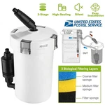Aquarium Fish Tank 3-STAGE External Canister Filter 105GPH/400L/H 6W Silent New. Fixed Price $45.39.