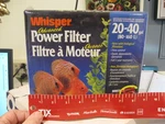 Whisper (2000) In-tank Internal Advanced Power Filter 20-40 Gal. New / Nos. Fixed Price $39.95.