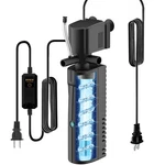 Devopet Aquarium Uv Filter For Green Water, Fish Tank With Timer Light. Fixed Price $53.20.
