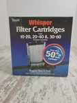 Tetra Whisper Disposable Filter Cartridges Unassembled Large 8 Pack Nos. Fixed Price $14.00.