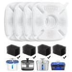Veken Cat Water Fountain Filter, Classic 4 Replacement 8 Pack, White. Fixed Price $18.95.