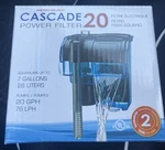 3 Units Penn-plax Cascade Power Filter Aquariums Up To 7 GAL/26L 20GPH. Fixed Price $49.99.