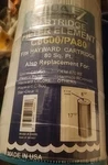 Aqua Ez Cartridge Filter, C8600, PA80, 80SQ. Ft. Usa Made. Fixed Price $36.00.